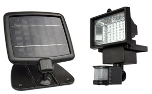 evo solar security light